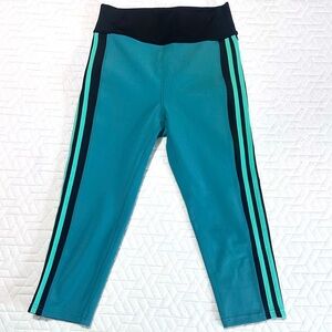 POP Fit Teal and Black Athletic Leggings